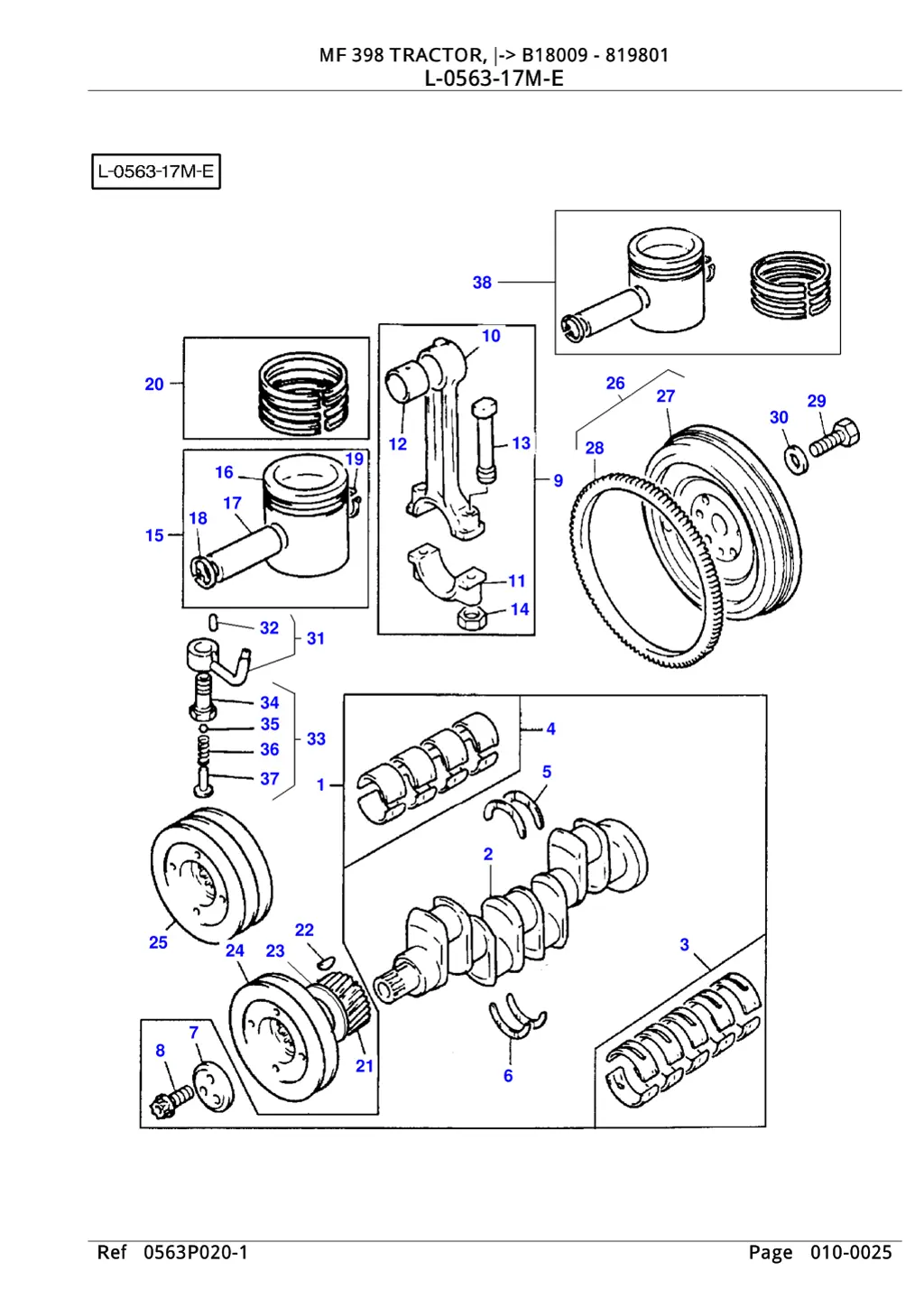 mf 398 tractor b18009 819801 mf 398 tractor 4