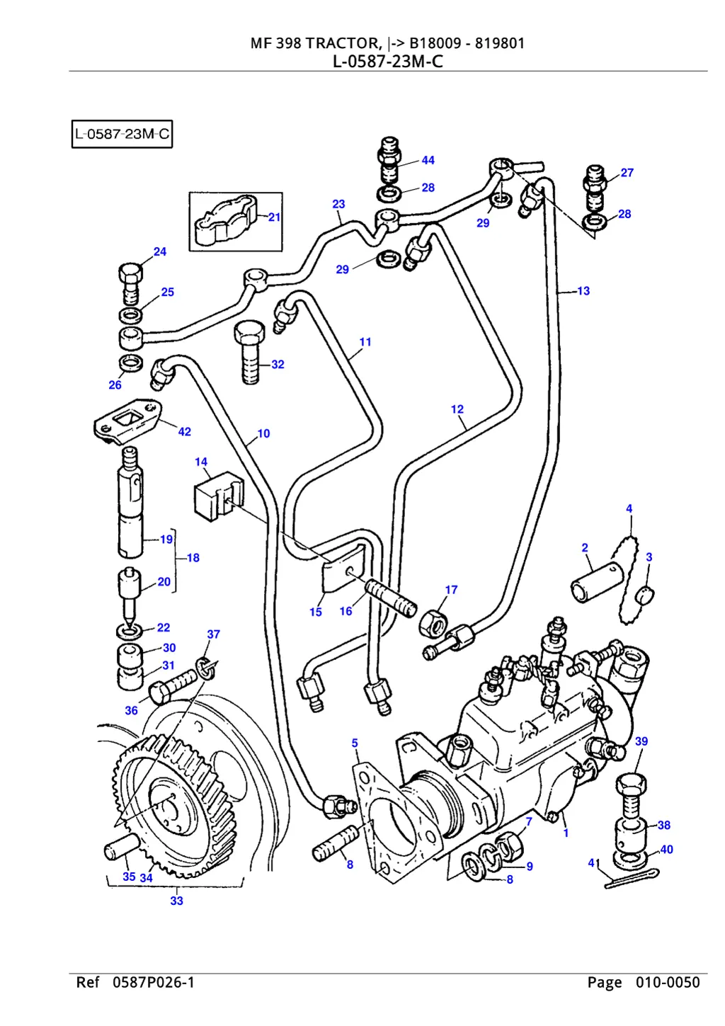 mf 398 tractor b18009 819801 mf 398 tractor 9