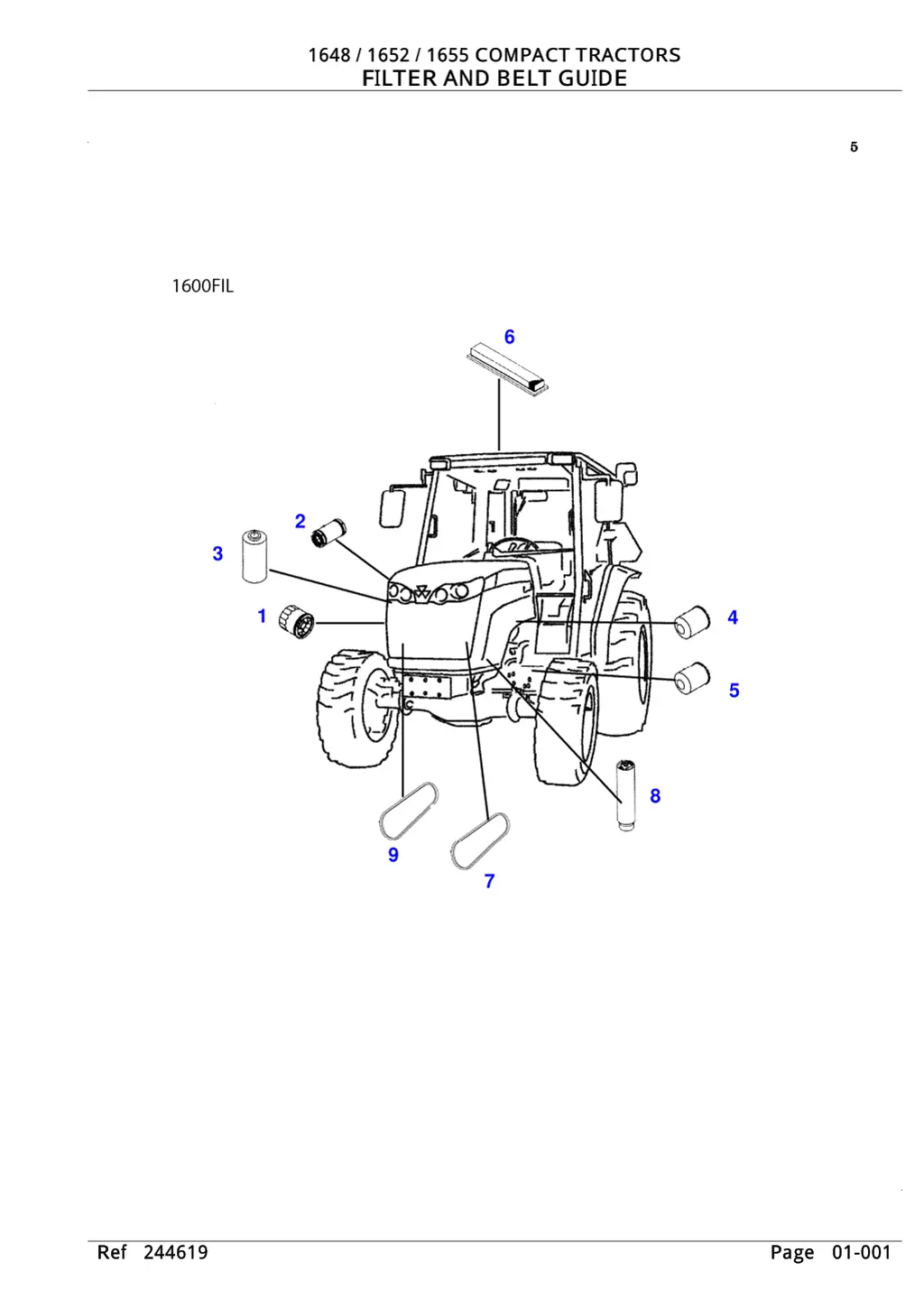 1648 1652 1655 compact tractors 1648 1652 1655