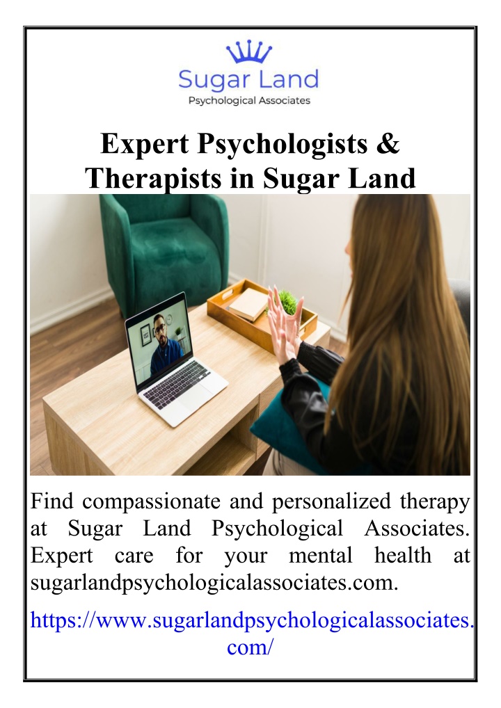 expert psychologists therapists in sugar land