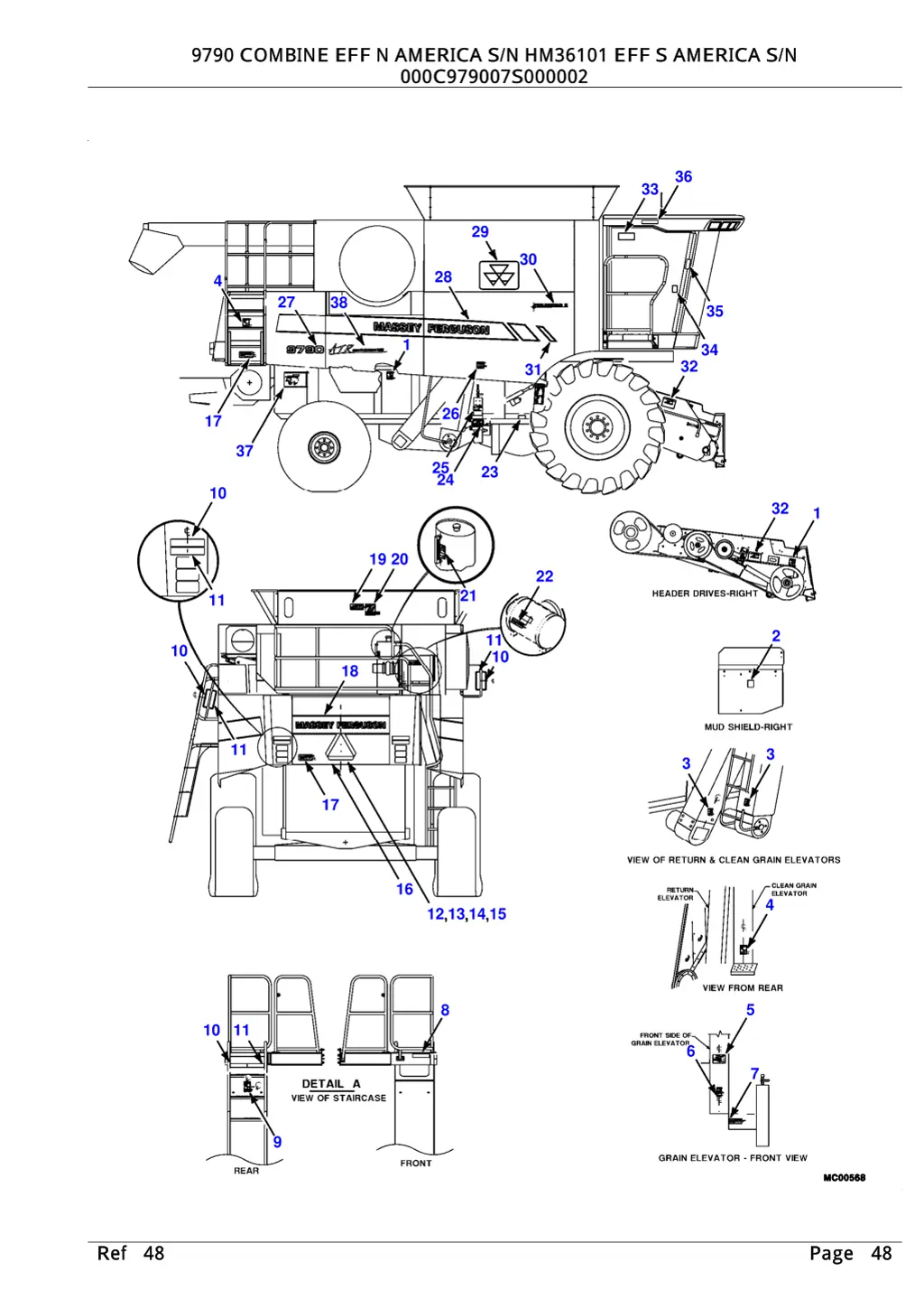 9790 combine eff n america s n hm36101 5