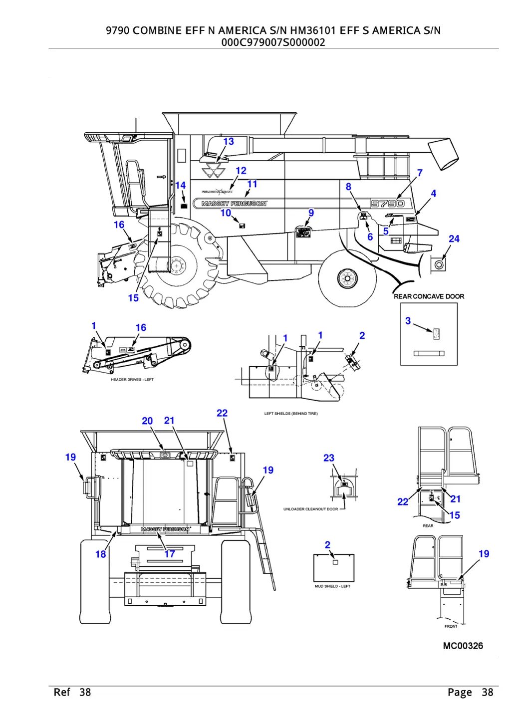 9790 combine eff n america s n hm36101