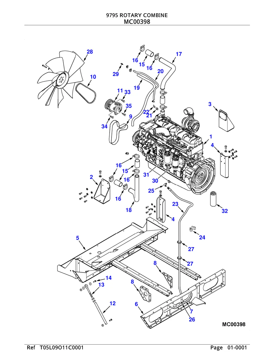 9795 rotary combine 9795 rotary combine mc00398