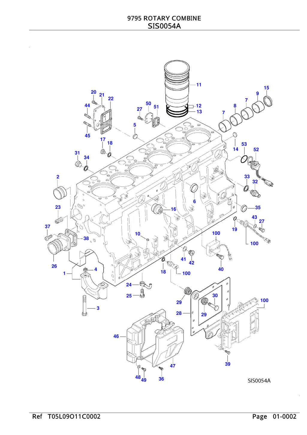 9795 rotary combine 9795 rotary combine sis0054a