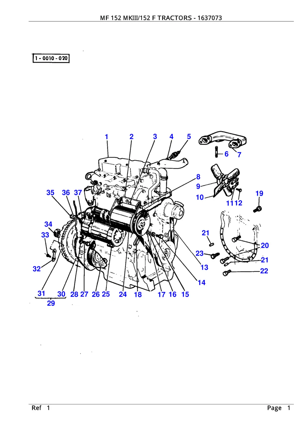 mf 152 mkiii 152 f tractors 1637073 mf 152 mkiii