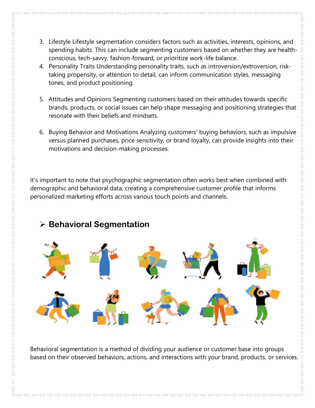 3 lifestyle lifestyle segmentation considers