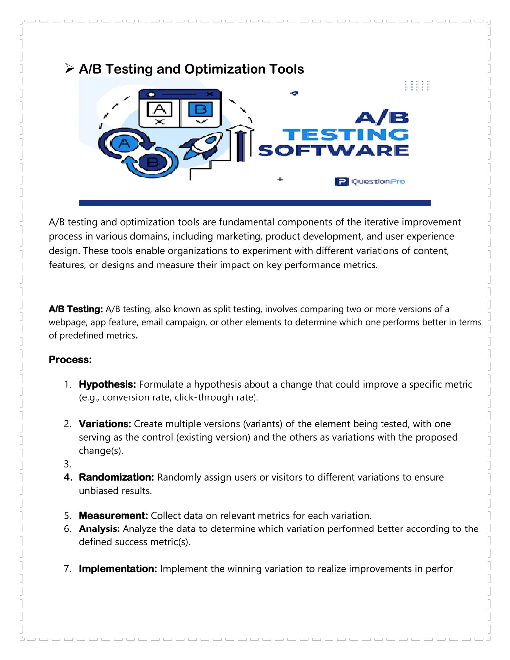 a b testing and optimization tools