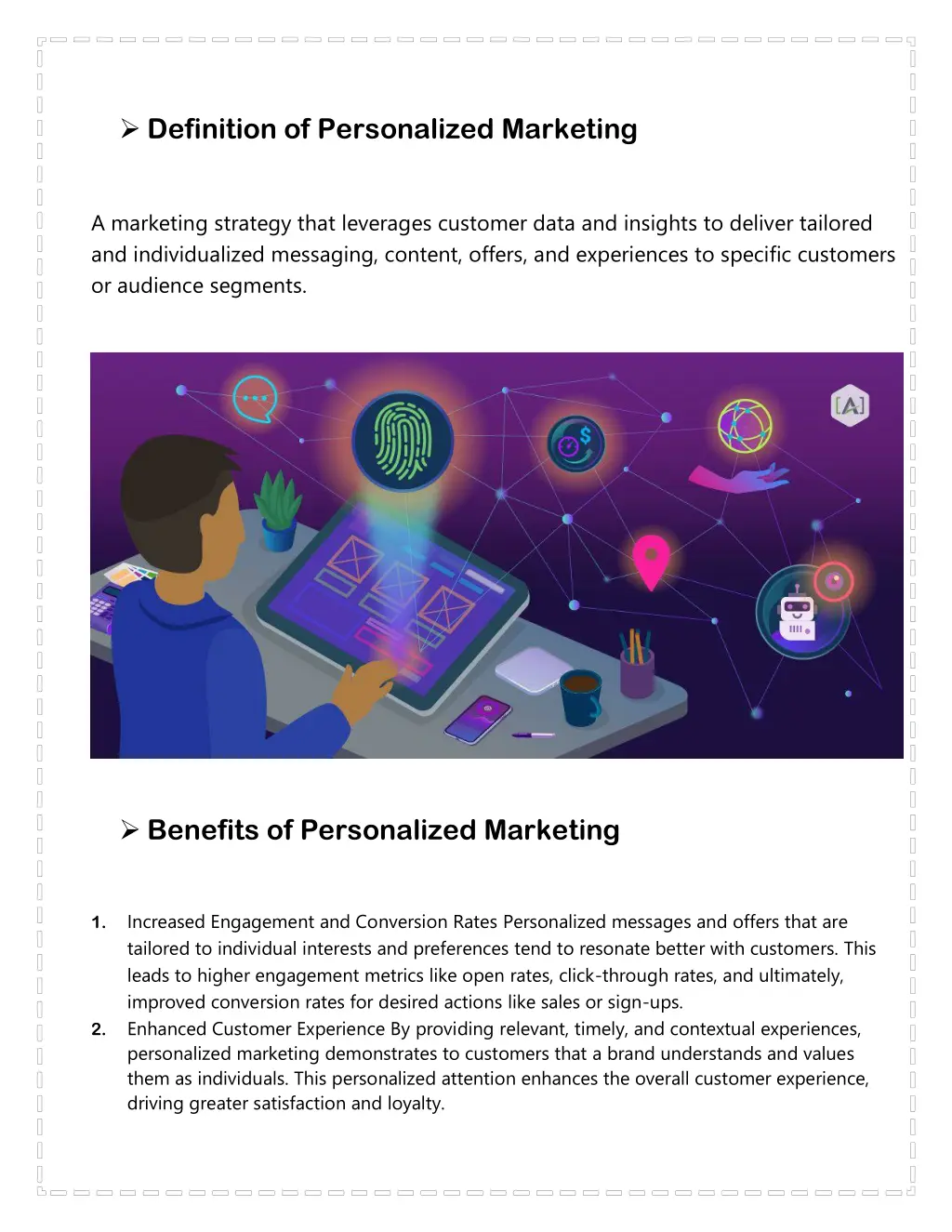 definition of personalized marketing