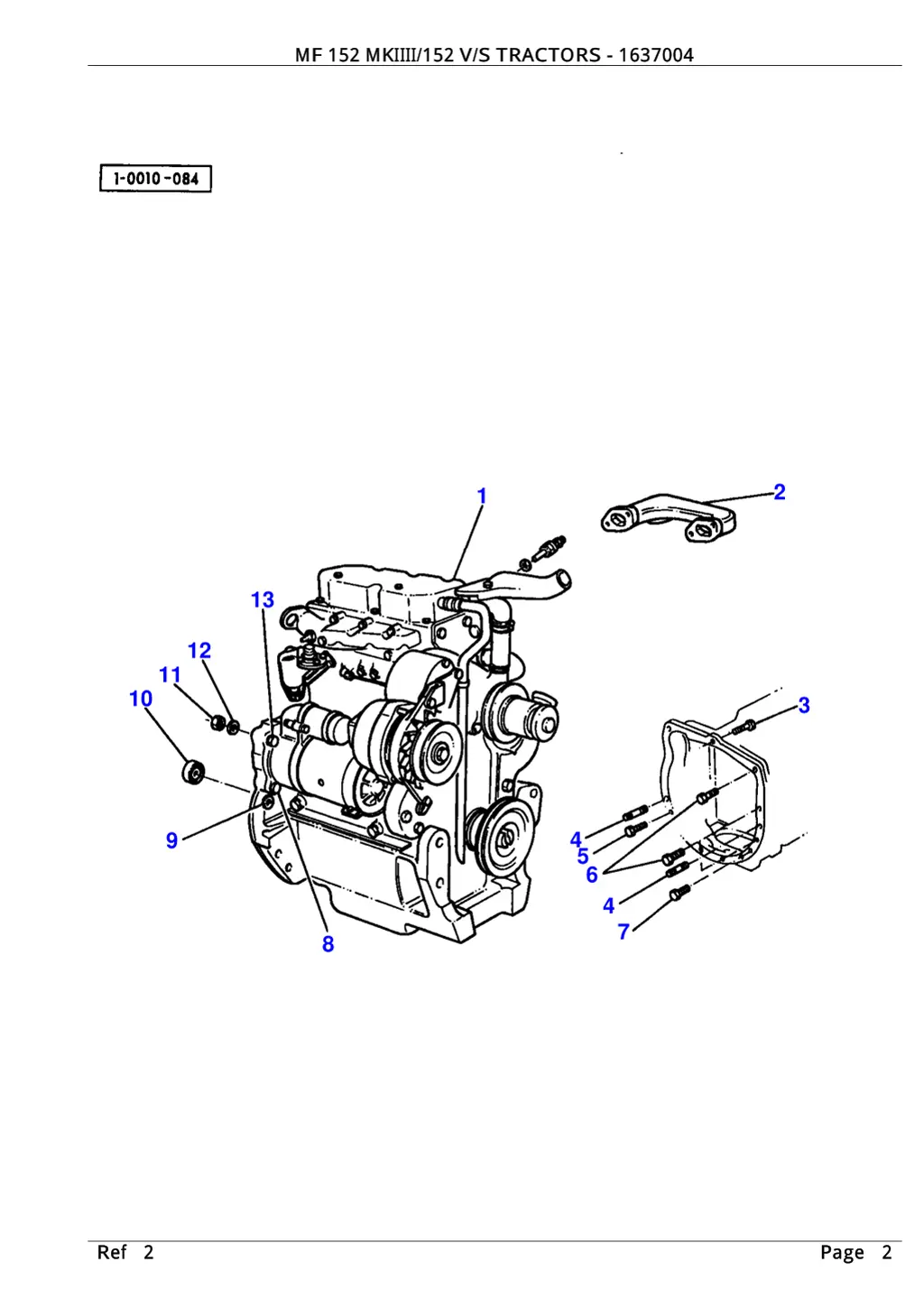 mf 152 mkiiii 152 v s tractors 1637004 1