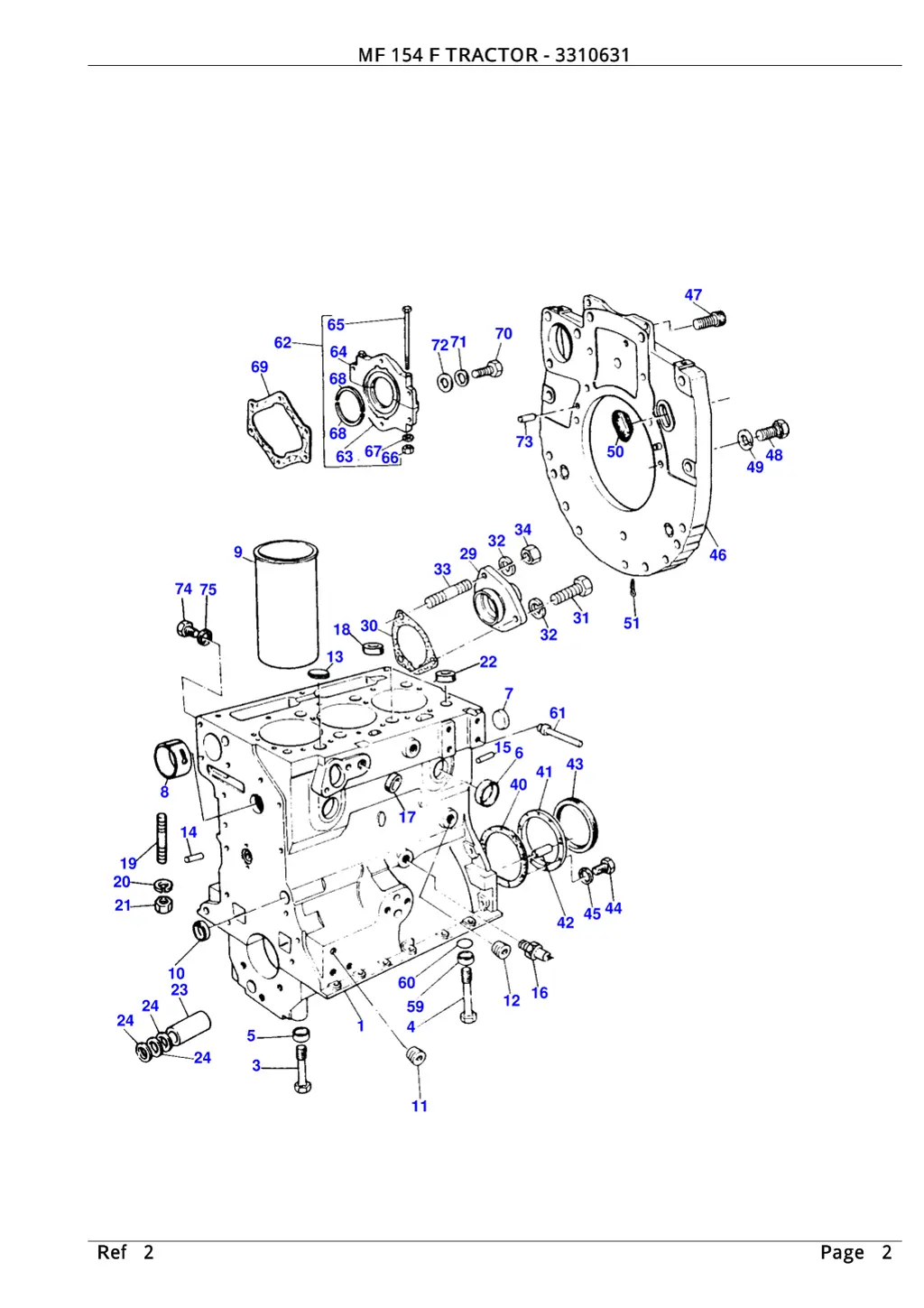 mf 154 f tractor 3310631 mf 154 f tractor 3310631