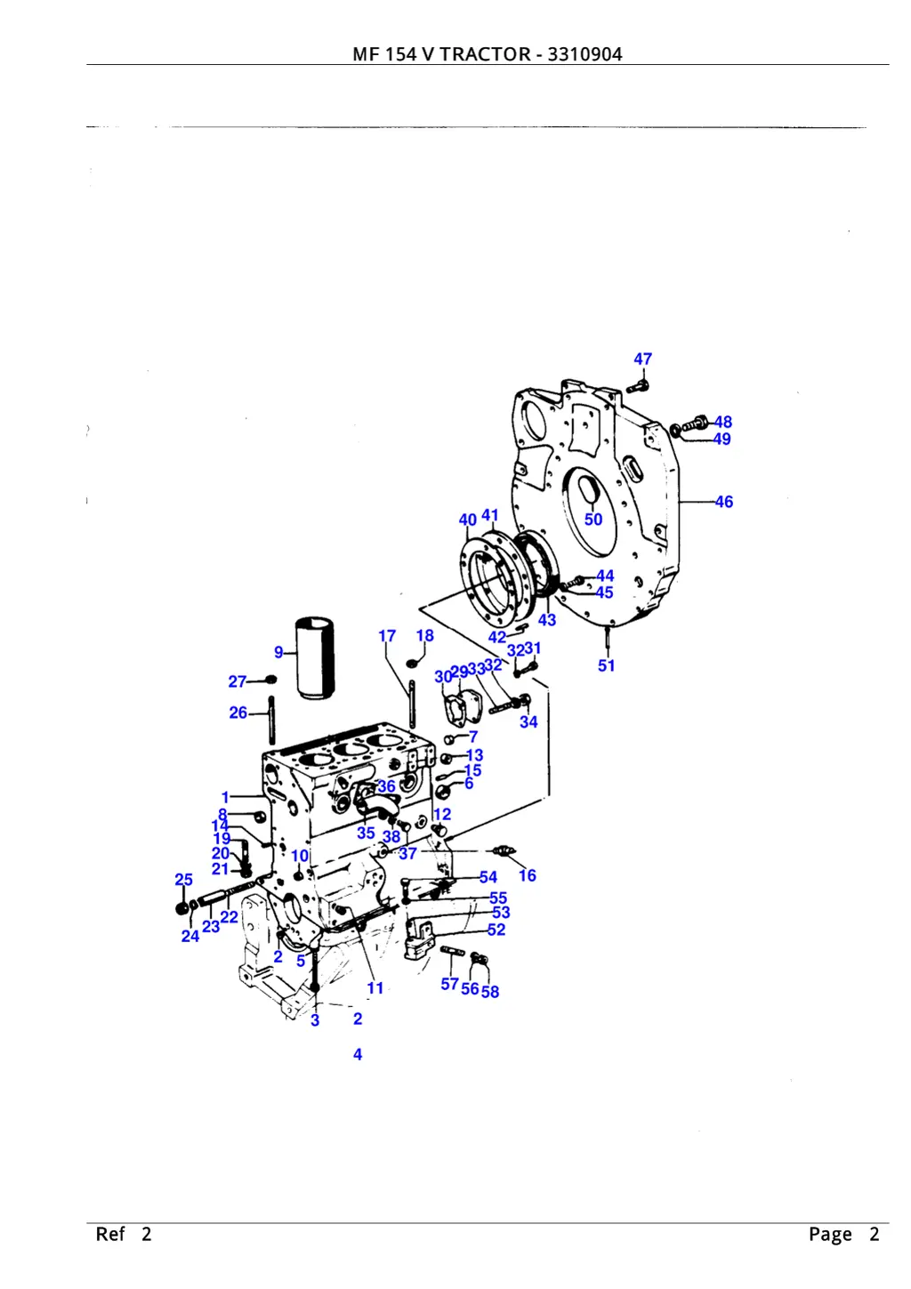 mf 154 v tractor 3310904 mf 154 v tractor 3310904