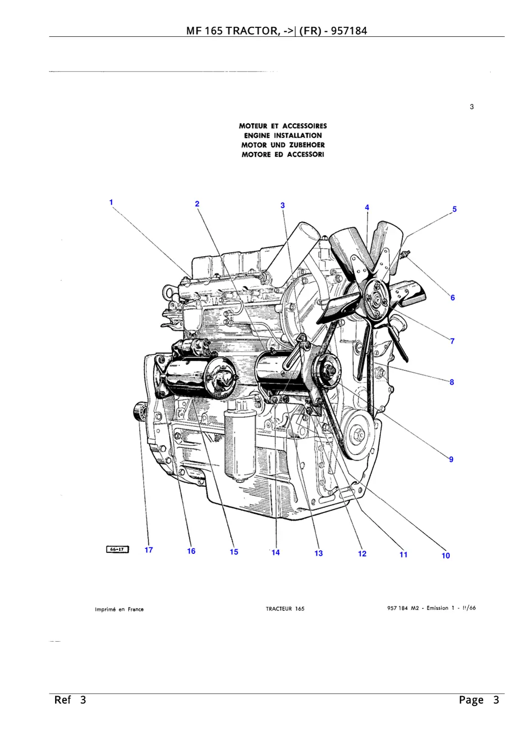 mf 165 tractor fr 957184 mf 165 tractor fr 957184