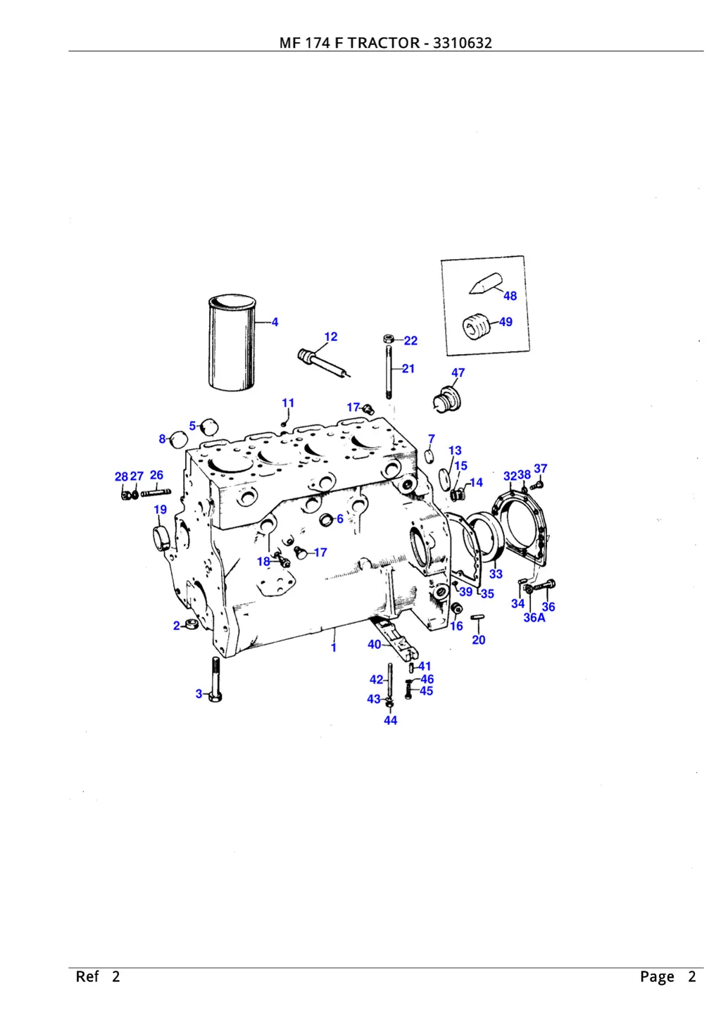 mf 174 f tractor 3310632 mf 174 f tractor 3310632