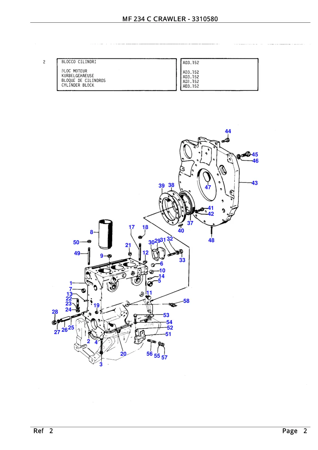 mf 234 c crawler 3310580 mf 234 c crawler 3310580