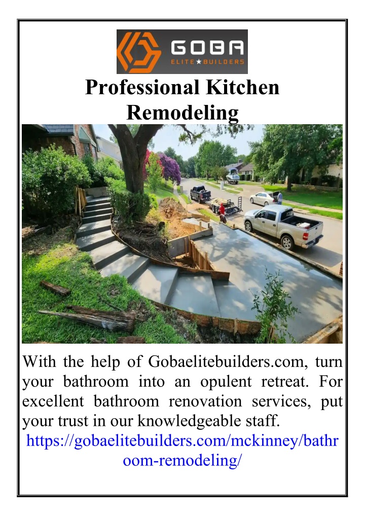 professional kitchen remodeling