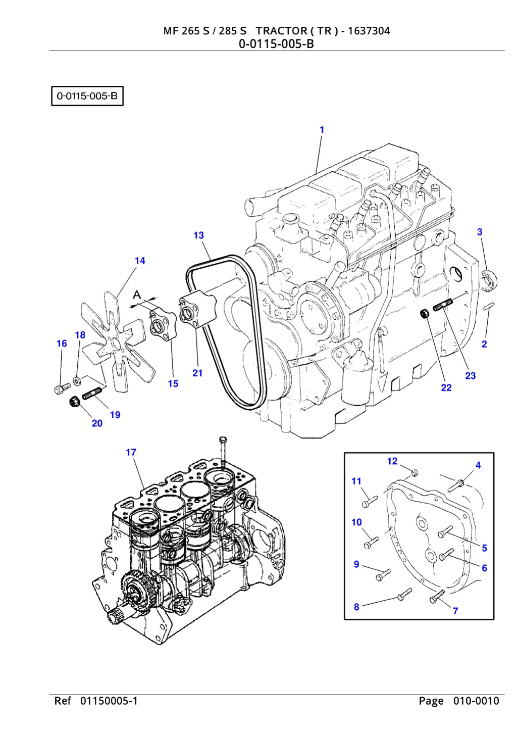 mf 265 s 285 s tractor tr 1637304 1