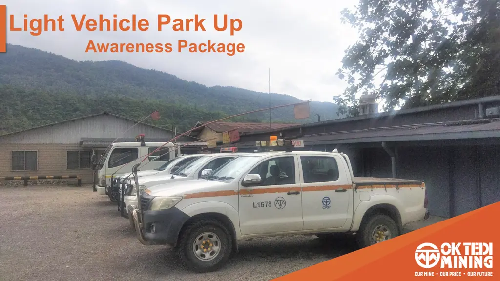 light vehicle park up awareness package