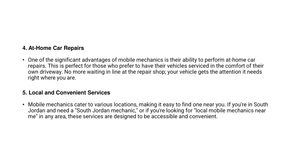 4 at home car repairs