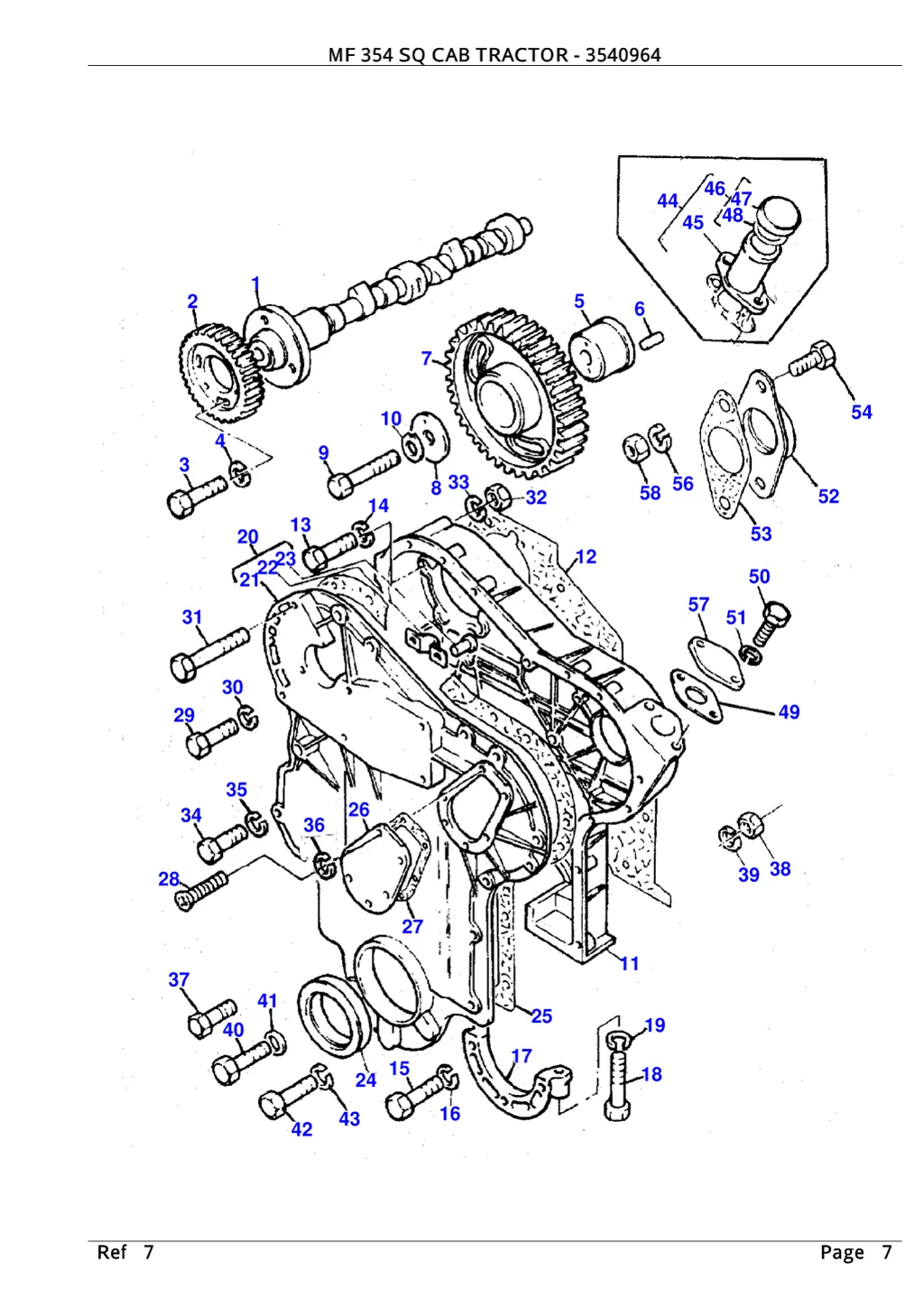 mf 354 sq cab tractor 3540964 6