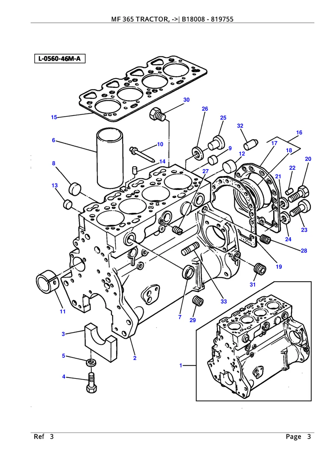 mf 365 tractor b18008 819755 mf 365 tractor 1