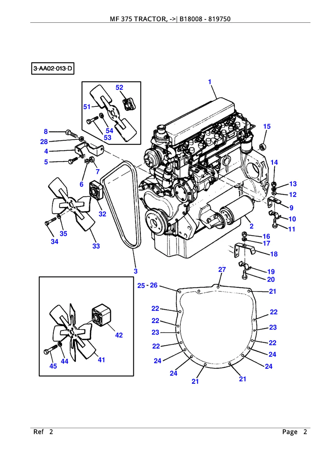 mf 375 tractor b18008 819750 mf 375 tractor 1