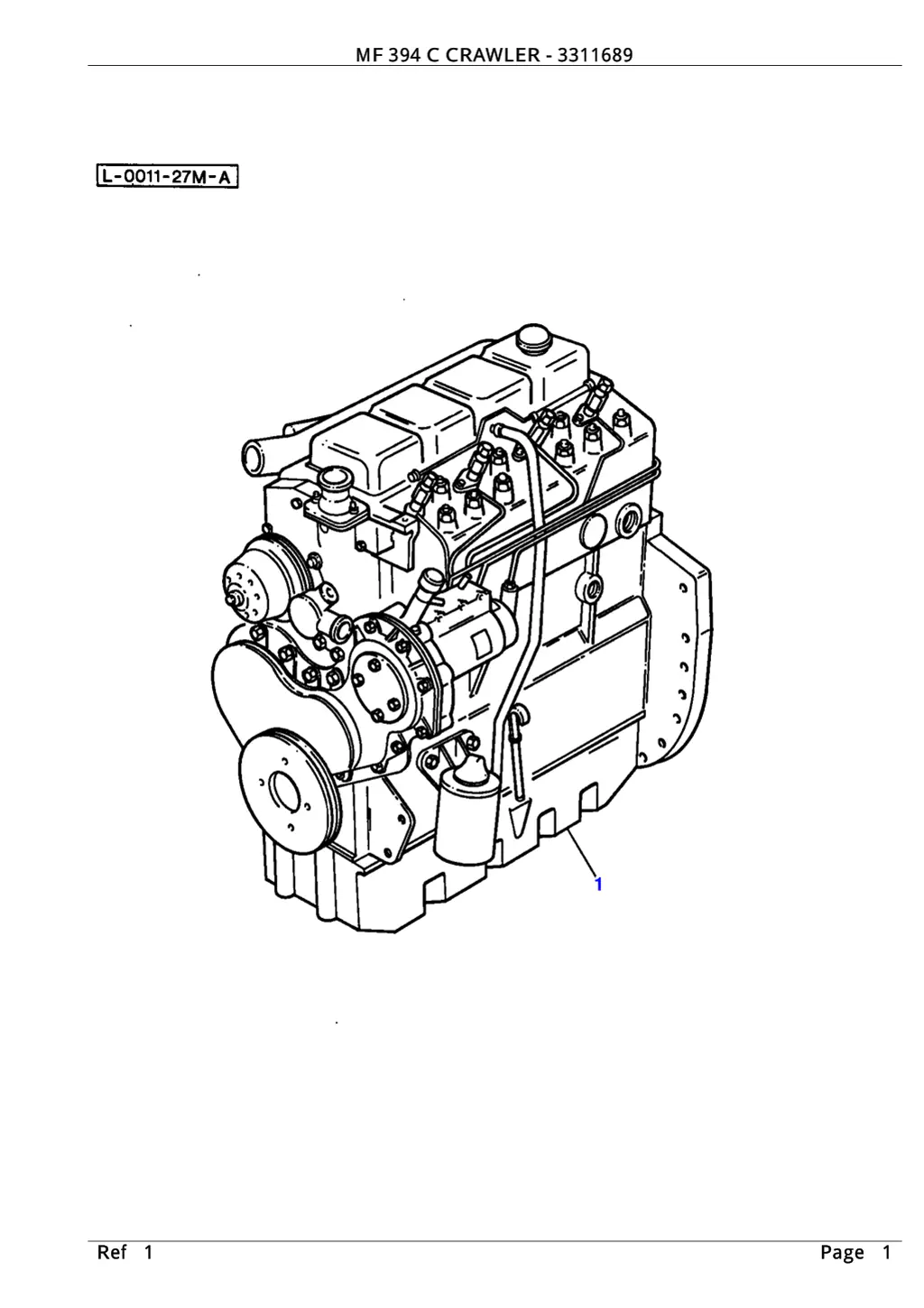 mf 394 c crawler 3311689 mf 394 c crawler 3311689