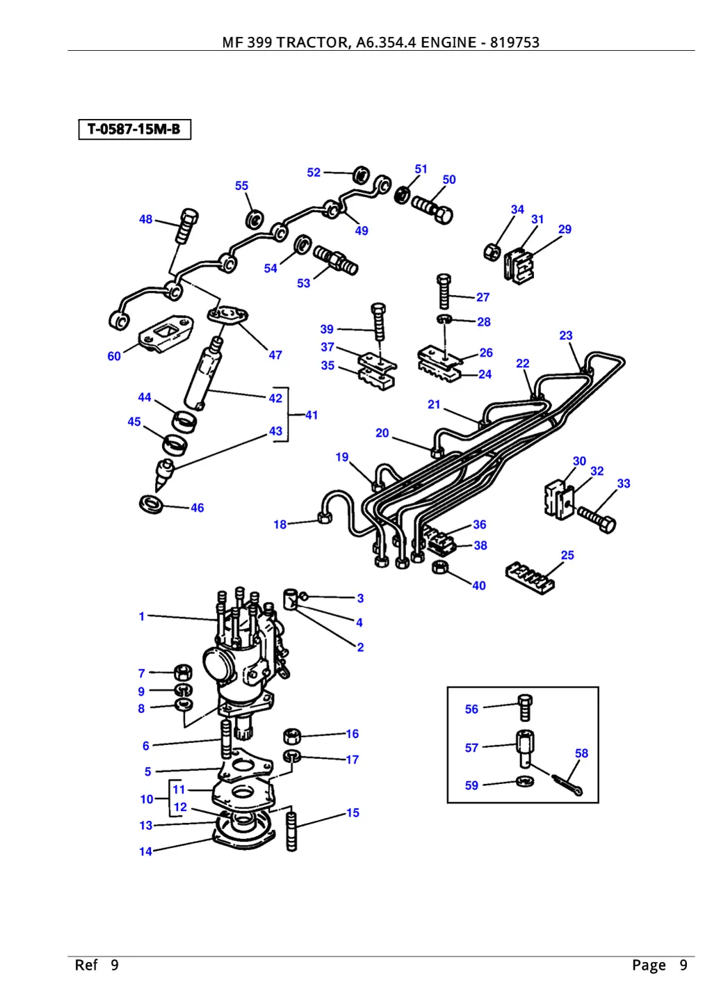 mf 399 tractor a6 354 4 engine 819753 8