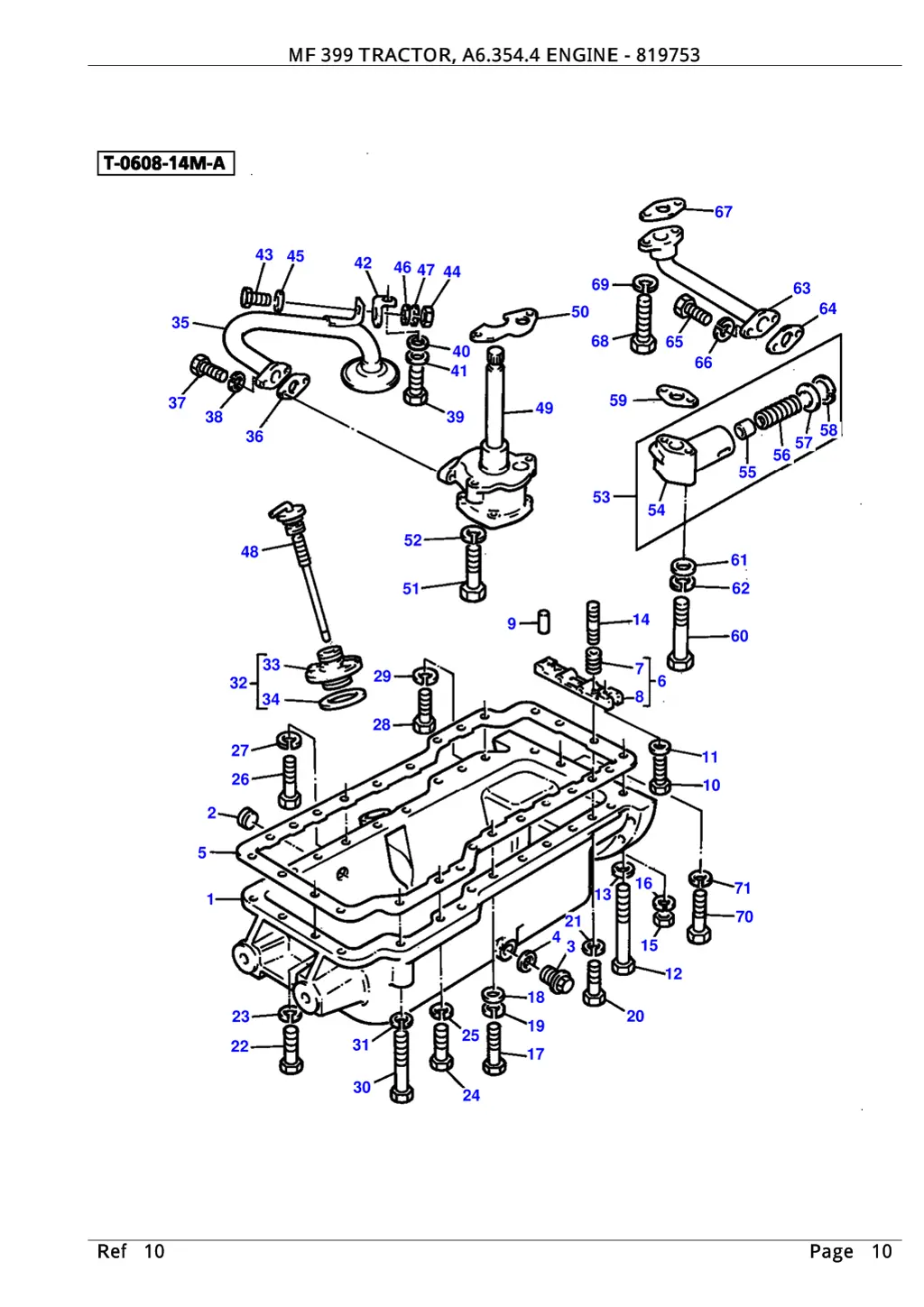 mf 399 tractor a6 354 4 engine 819753 9