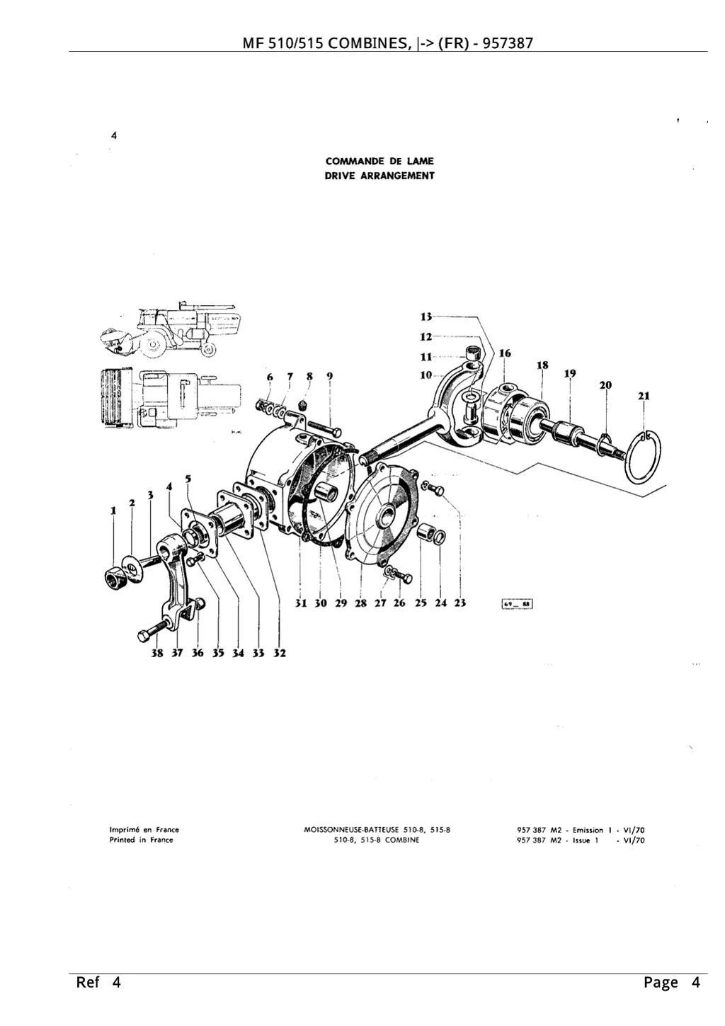 mf 510 515 combines fr 957387 mf 510 515 combines 1