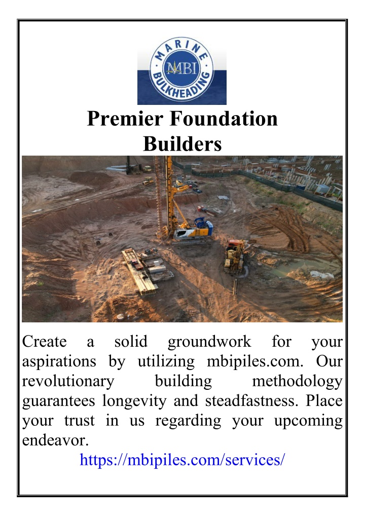 premier foundation builders