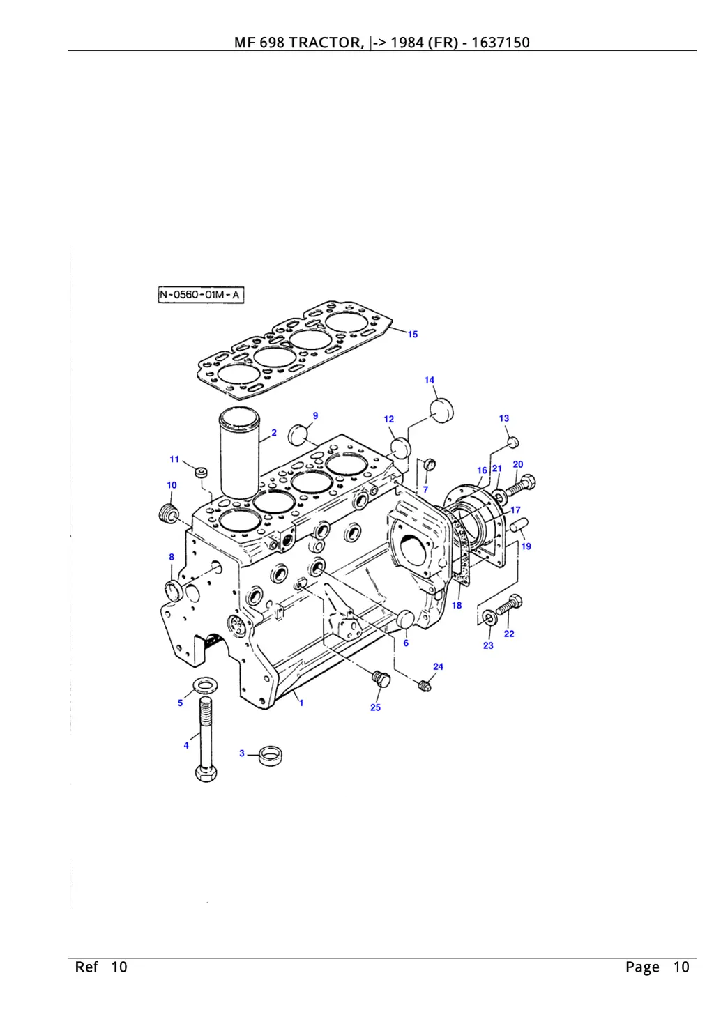 mf 698 tractor 1984 fr 1637150 mf 698 tractor 4