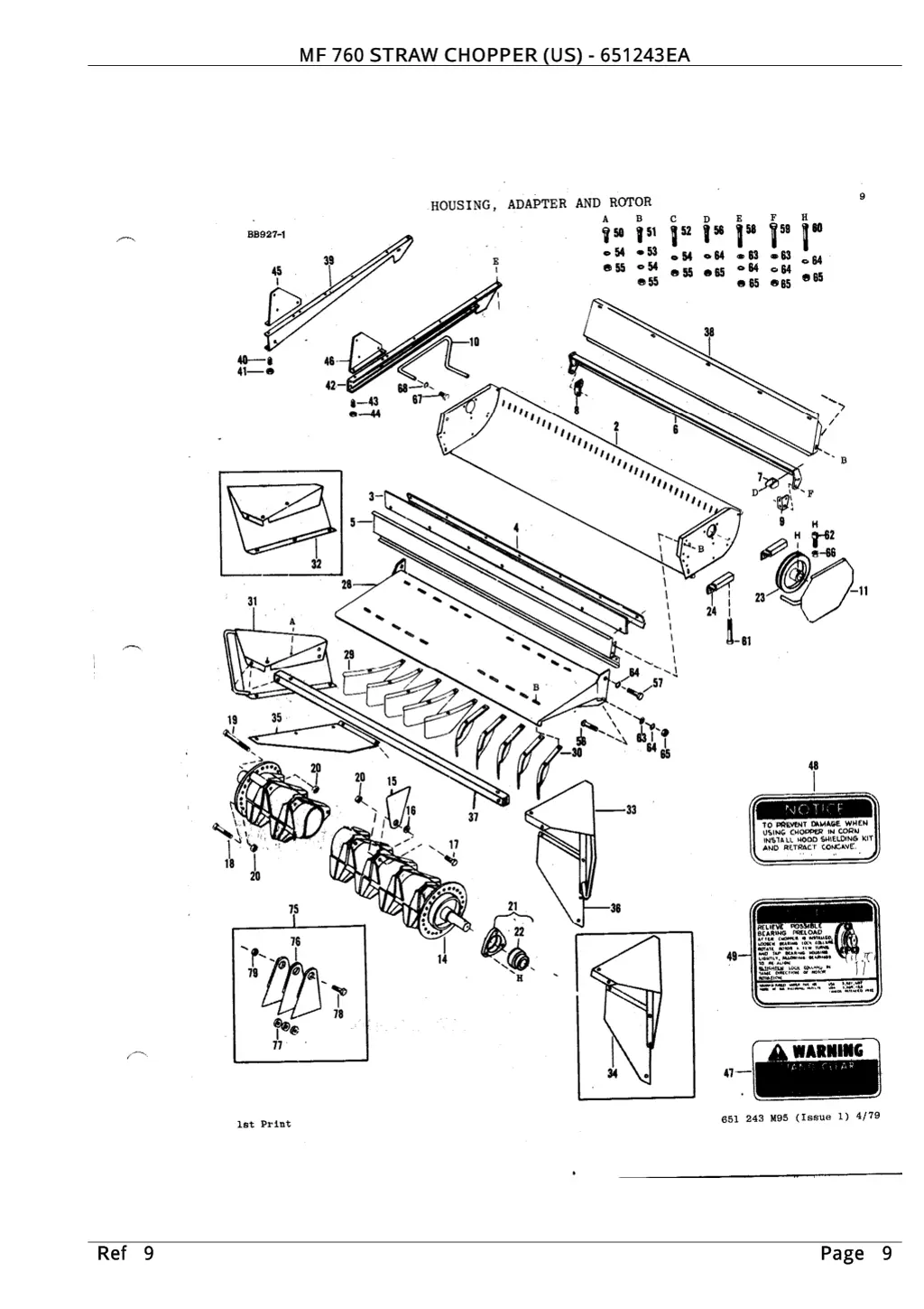 mf 760 straw chopper us 651243ea mf 760 straw 3