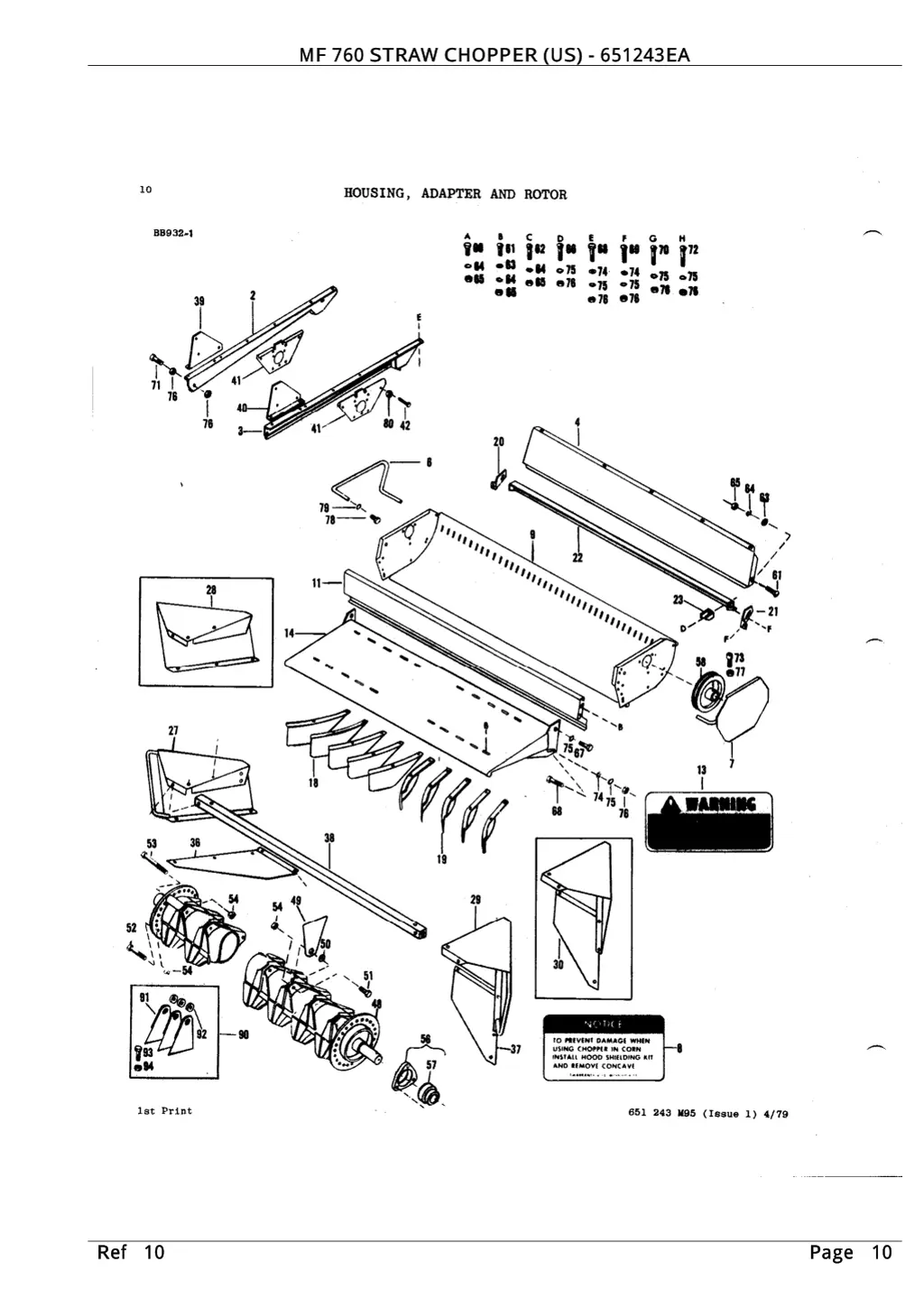 mf 760 straw chopper us 651243ea mf 760 straw 4