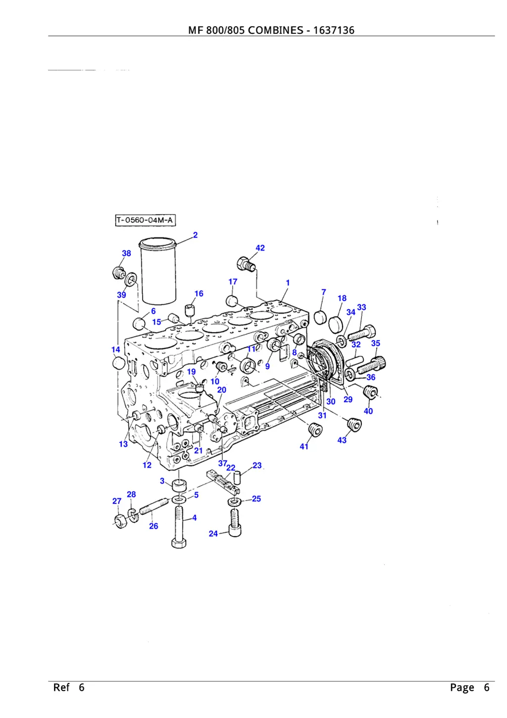 mf 800 805 combines 1637136 mf 800 805 combines 1