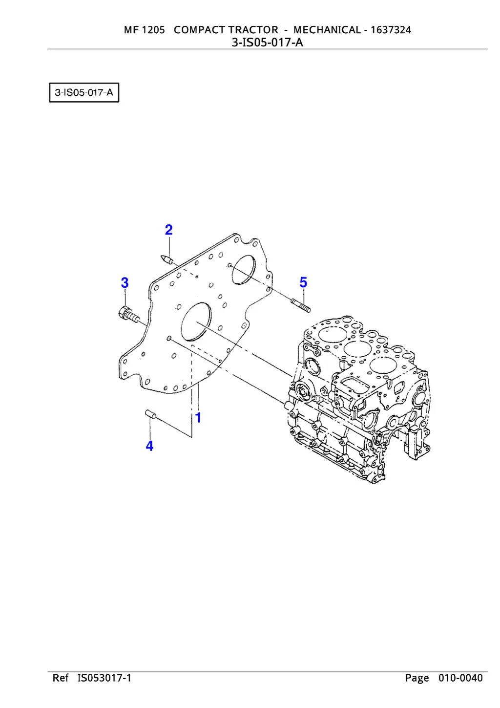 mf 1205 compact tractor mechanical 1637324 7