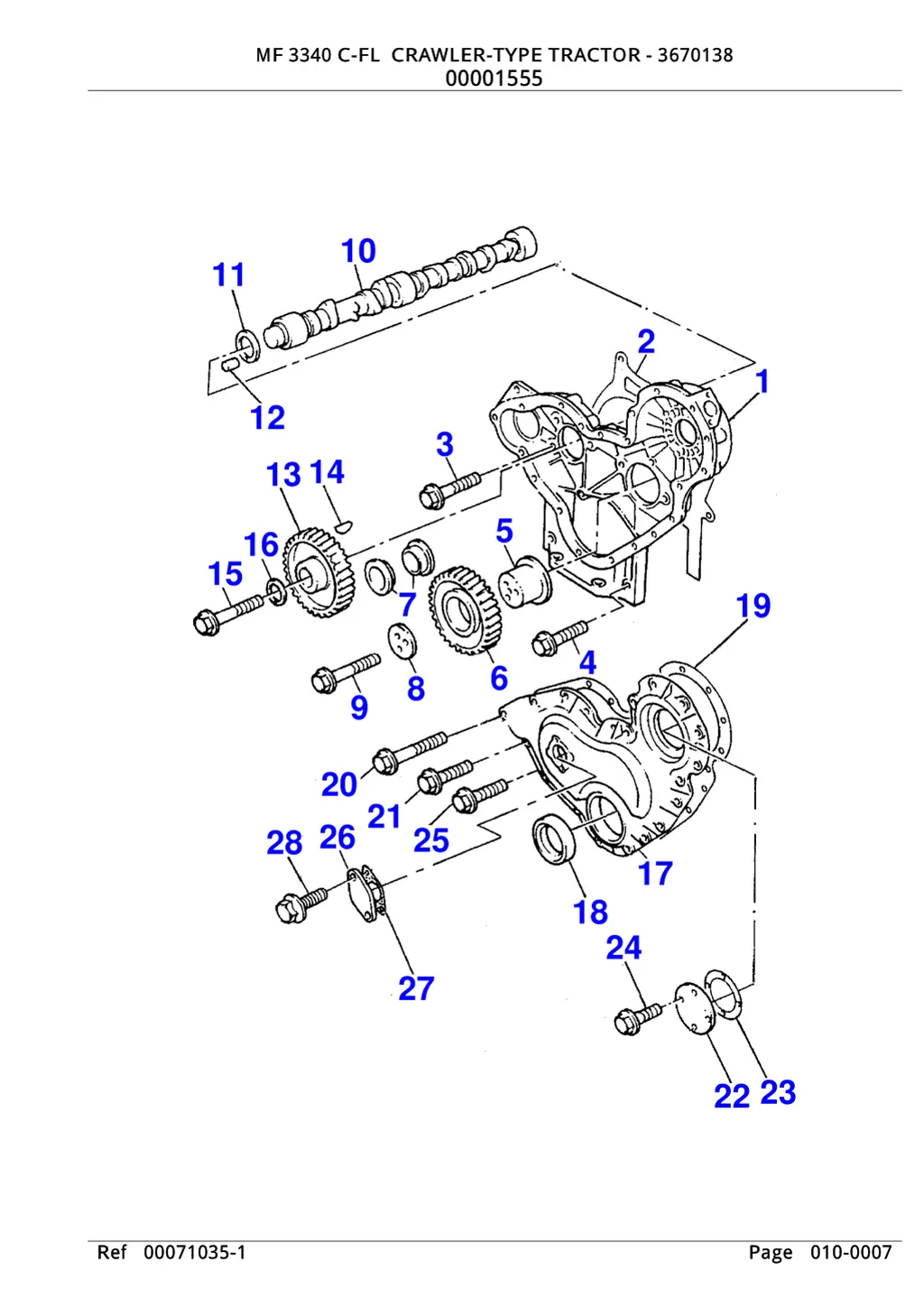 mf 3340 c fl crawler type tractor 3670138 mf 3340 6