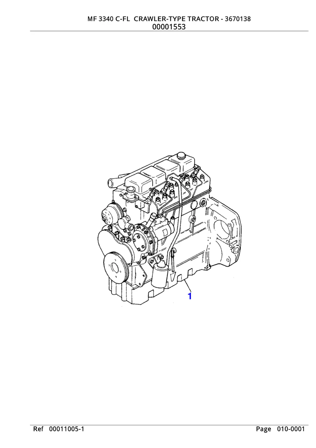 mf 3340 c fl crawler type tractor 3670138 mf 3340