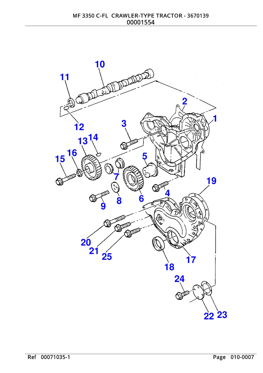 mf 3350 c fl crawler type tractor 3670139 mf 3350 6