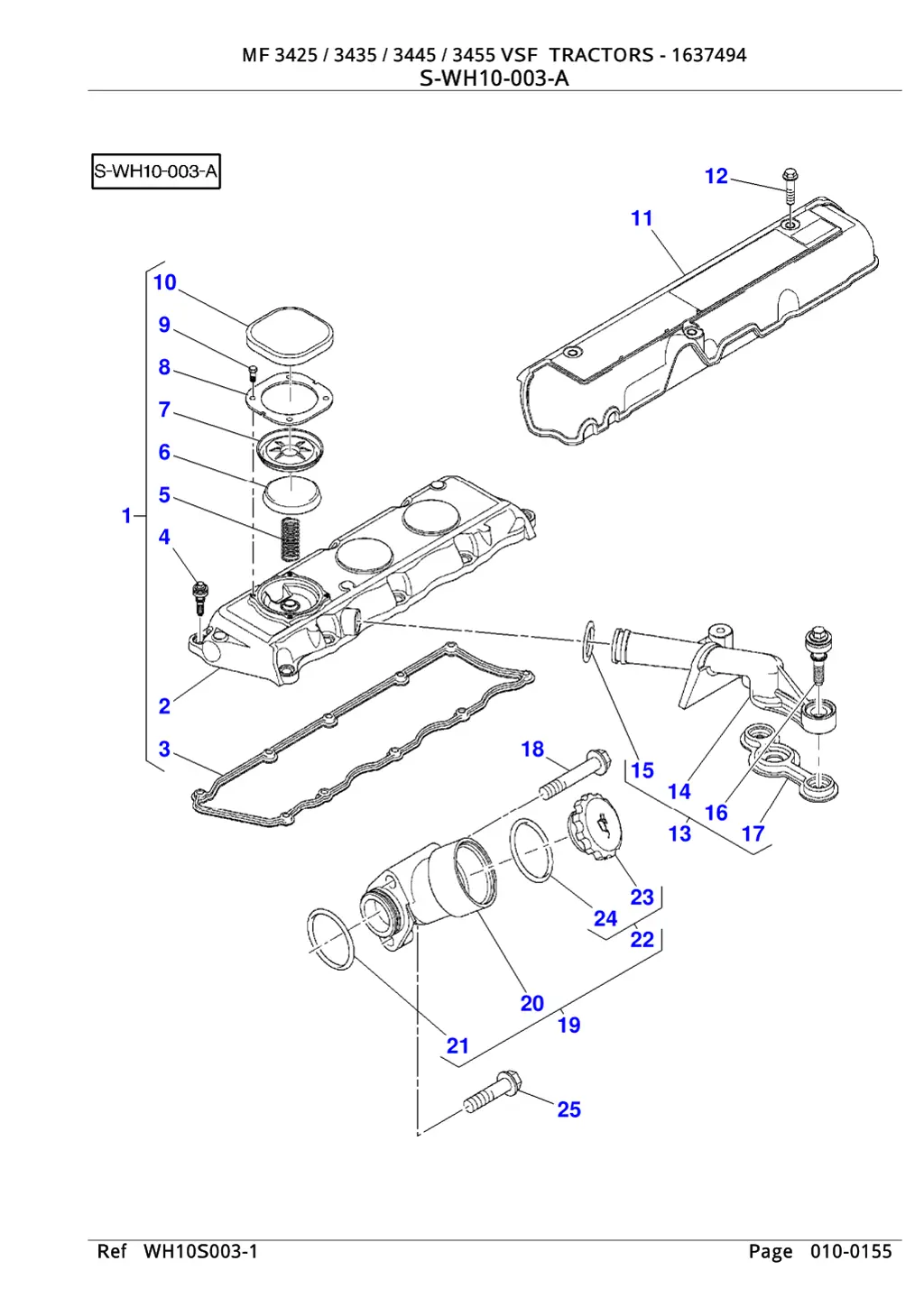 mf 3425 3435 3445 3455 vsf tractors 1637494 11