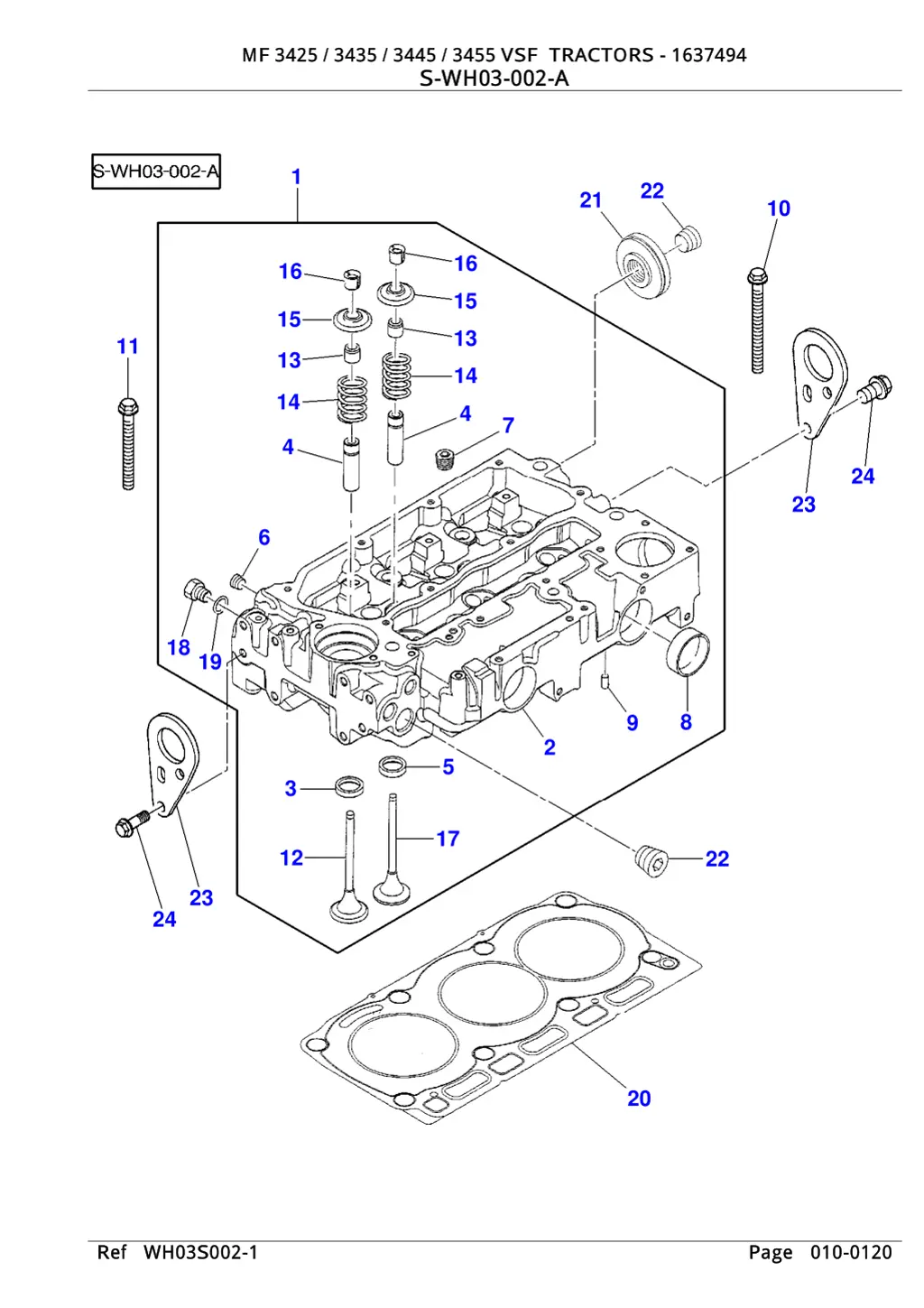 mf 3425 3435 3445 3455 vsf tractors 1637494 4