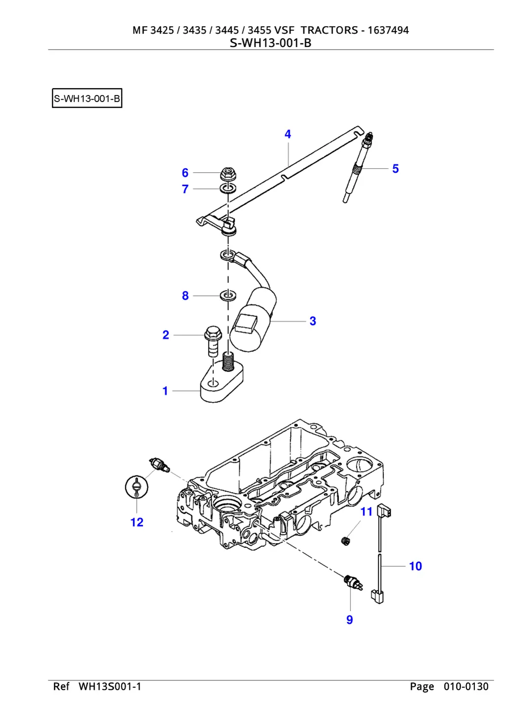 mf 3425 3435 3445 3455 vsf tractors 1637494 6