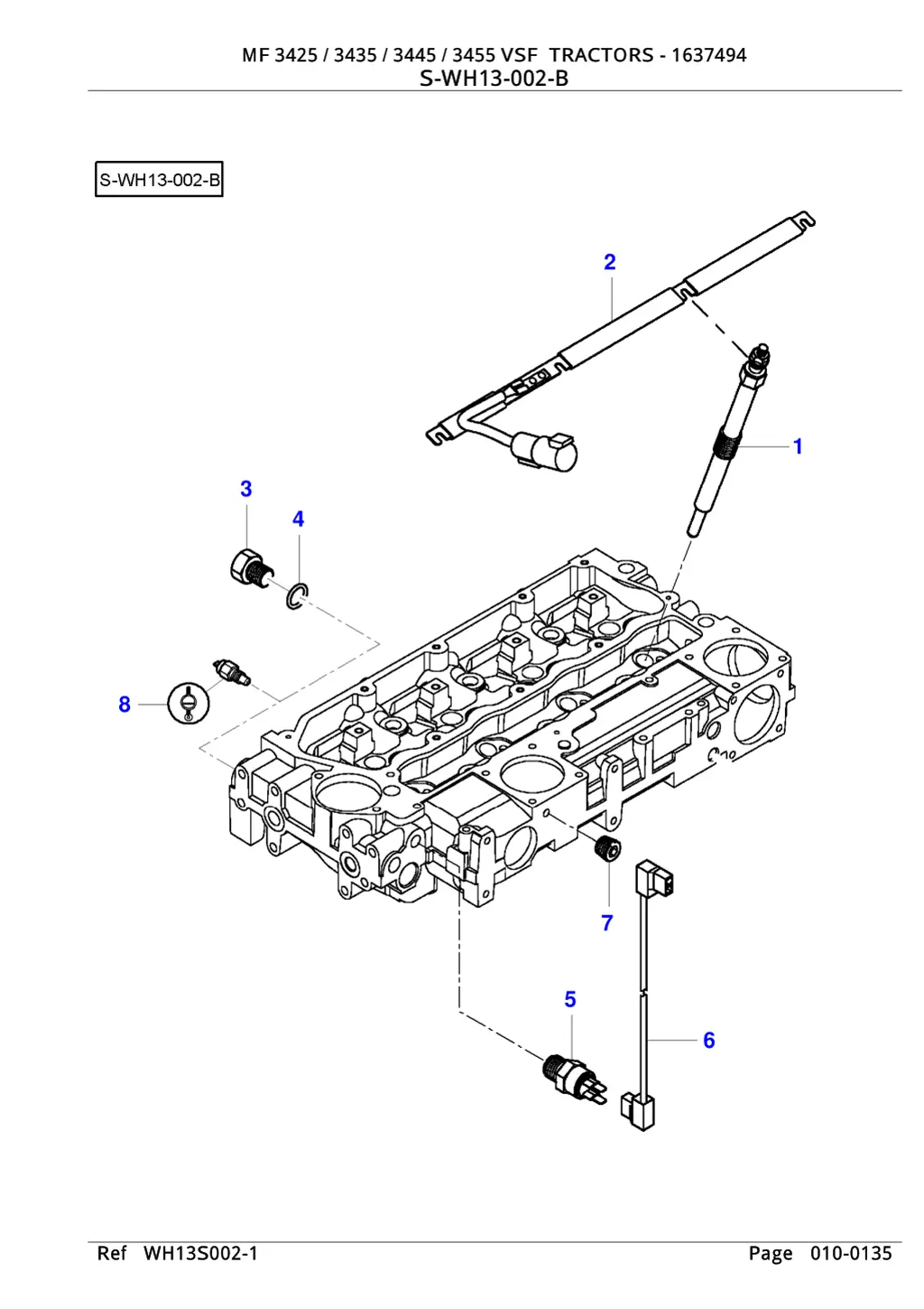 mf 3425 3435 3445 3455 vsf tractors 1637494 7