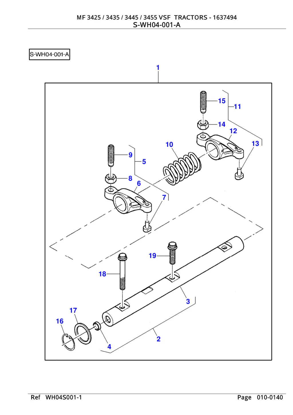 mf 3425 3435 3445 3455 vsf tractors 1637494 8