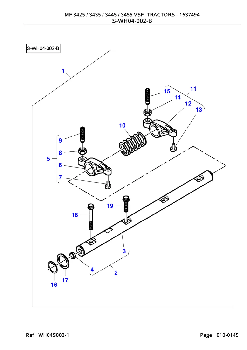 mf 3425 3435 3445 3455 vsf tractors 1637494 9