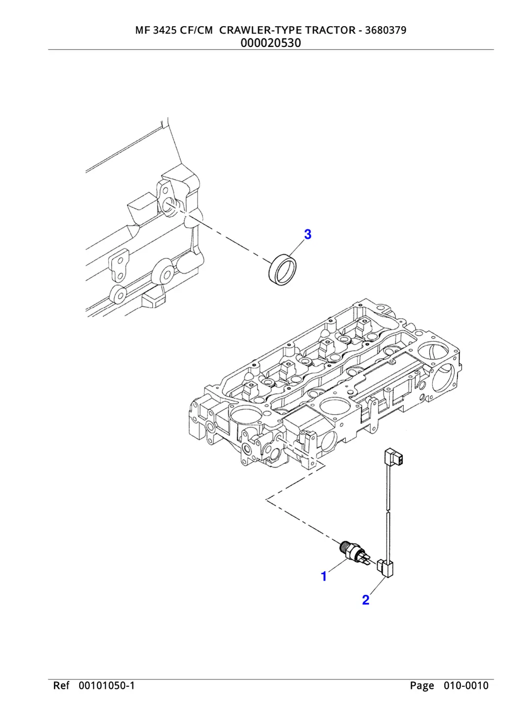 mf 3425 cf cm crawler type tractor 3680379 9