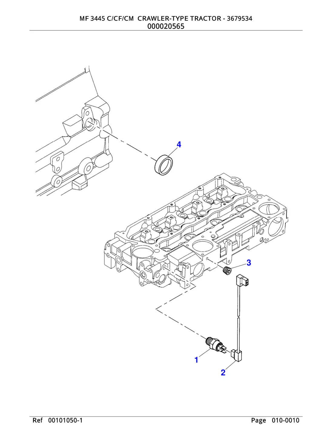 mf 3445 c cf cm crawler type tractor 3679534 7