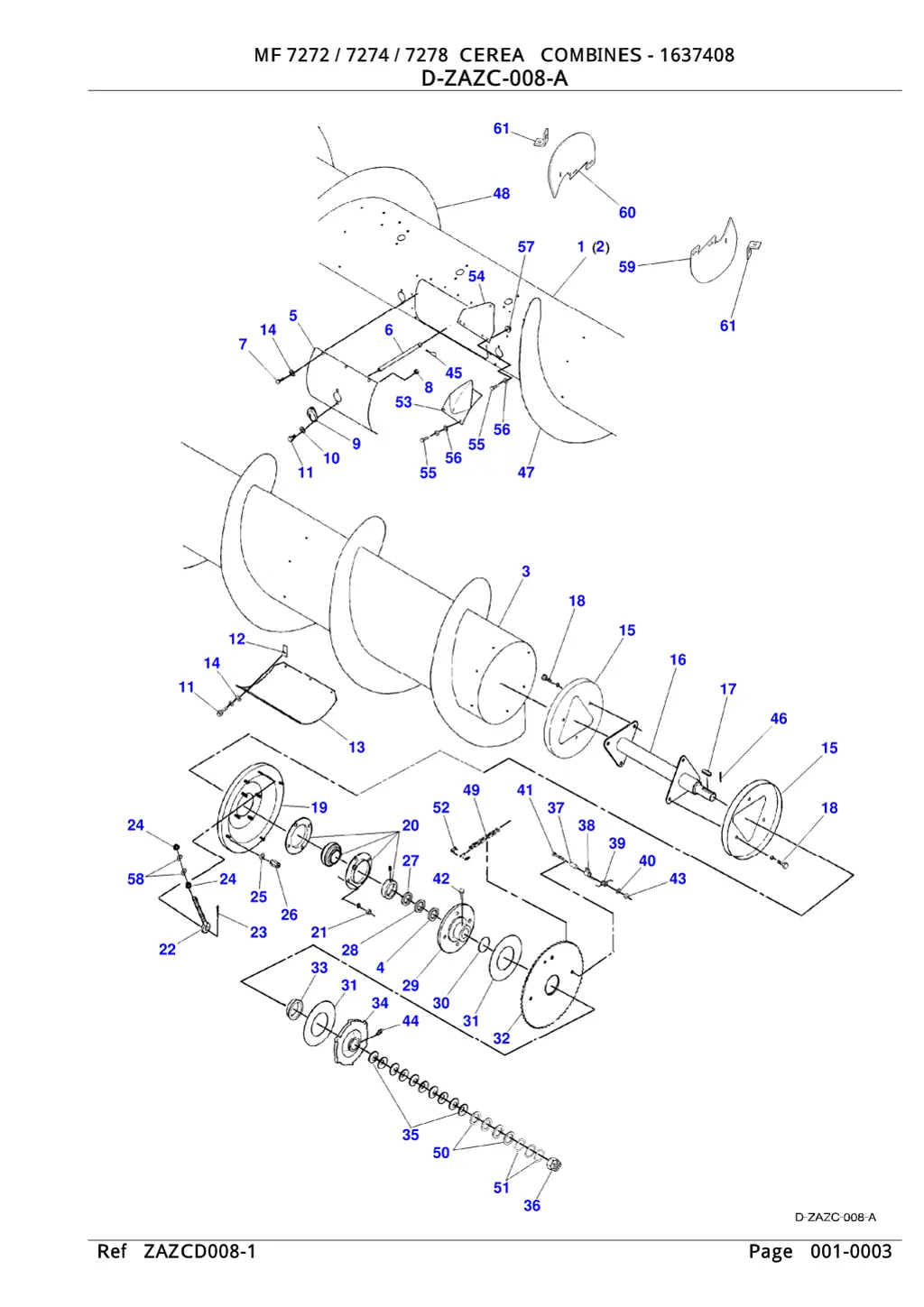 mf 7272 7274 7278 cerea combines 1637408 mf 7272 2