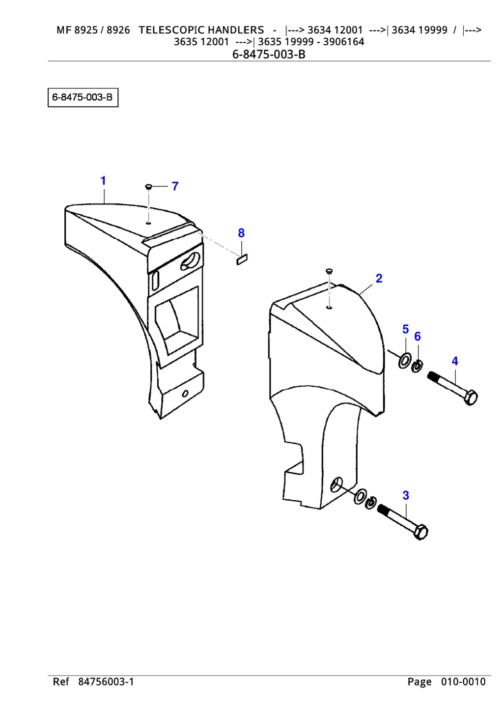 mf 8925 8926 telescopic handlers 3634 12001 3634 1