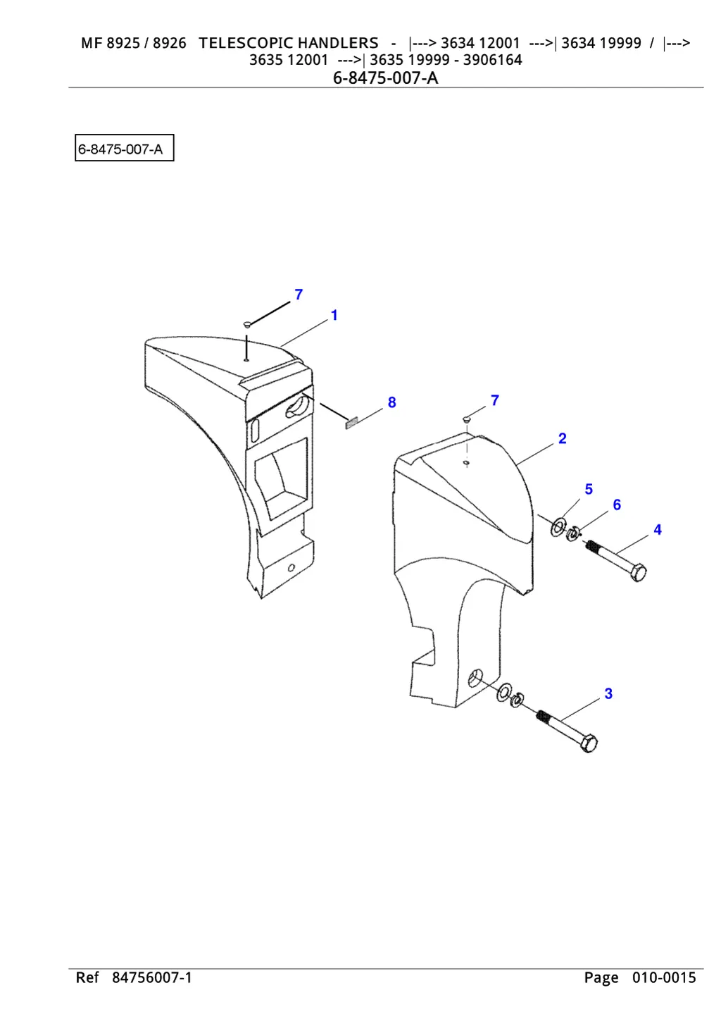 mf 8925 8926 telescopic handlers 3634 12001 3634 2