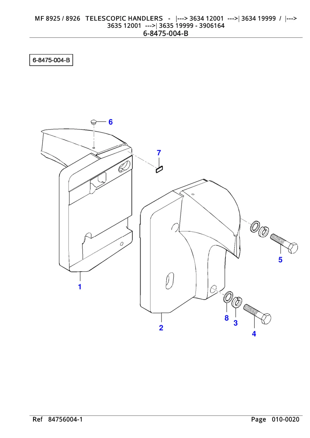 mf 8925 8926 telescopic handlers 3634 12001 3634 3